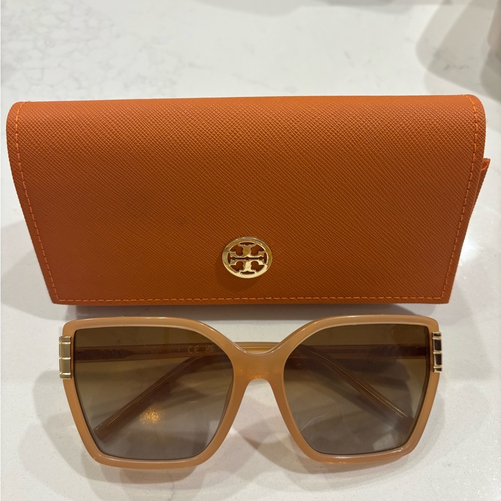 Tory Burch Orange Sunglasses with Case